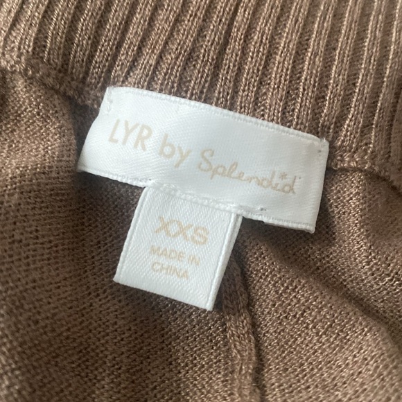 LYR by Splendid Lightweight LoopKnit LYR Sweaterpant NWT - Picture 5 of 7